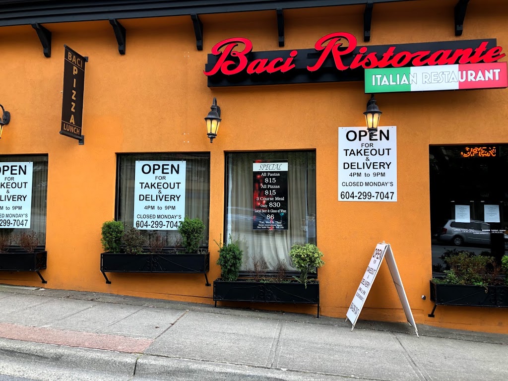 Baci Ristorante | 3728 E Hastings St, Burnaby, BC V5C 2H5, Canada | Phone: (604) 299-7047