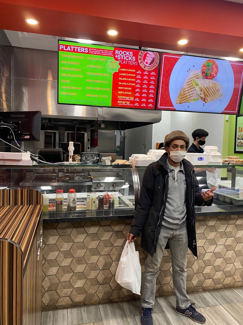 Lazeez Shawarma | 482 Dundas St W, Oakville, ON L6H 6Y3, Canada | Phone: (905) 257-7373