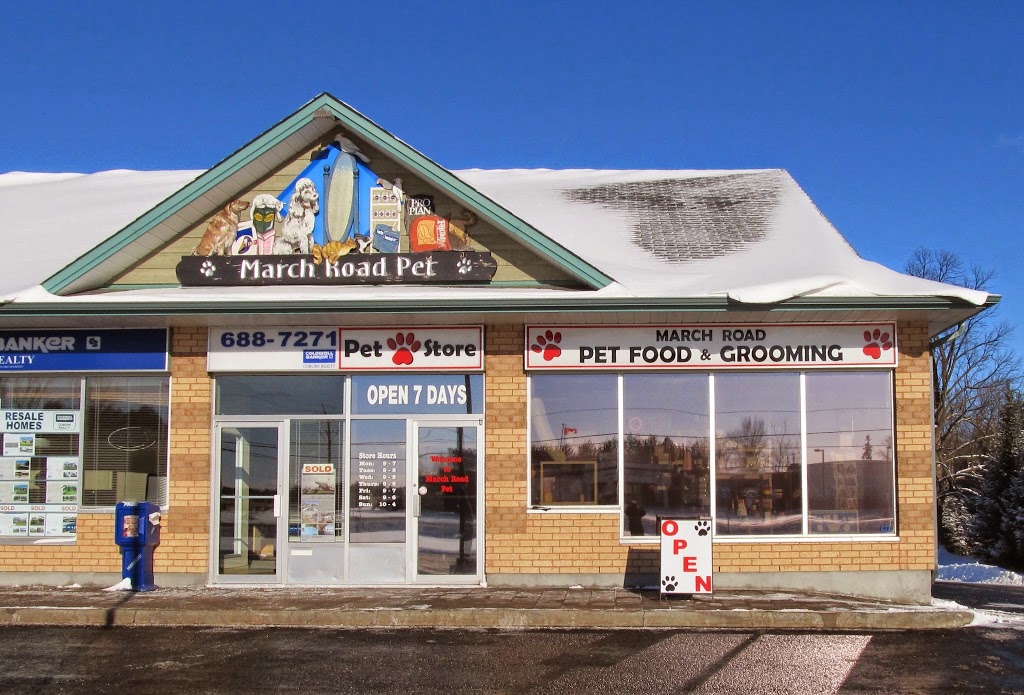 March Road Pet Food & Grooming | 1112 March Rd, Kanata, ON K2W 1B9, Canada | Phone: (613) 591-9423