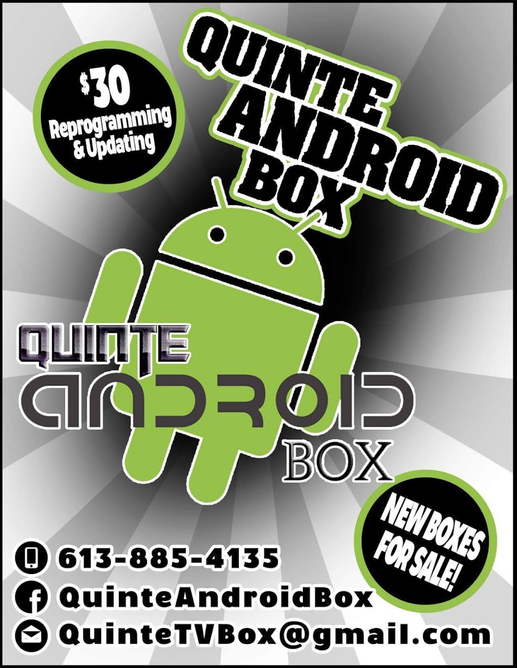 Quinte Android Box | 71 Kensington Cres, Belleville, ON K8P 4T4, Canada | Phone: (613) 885-4135