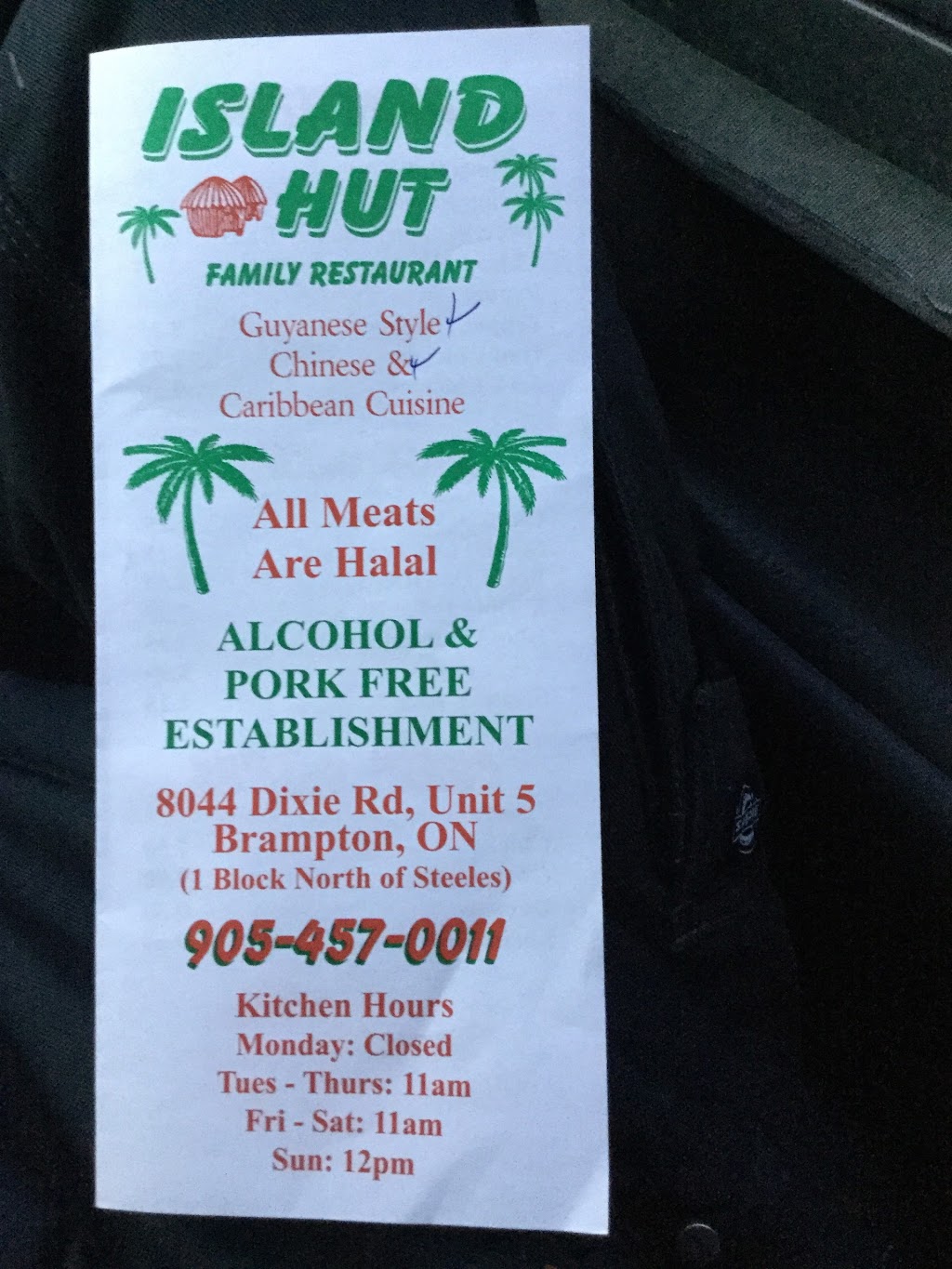 Island Hut Family Restaurant | 8050 Dixie Rd #5, Brampton, ON L6T 5G8, Canada | Phone: (905) 457-0011