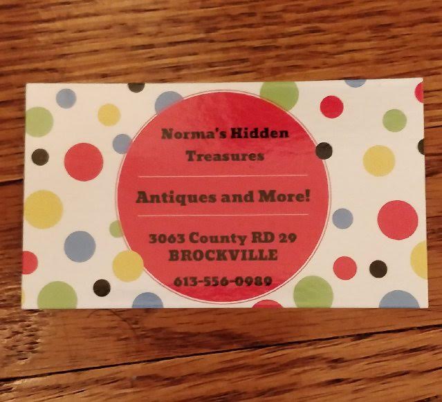 Normas Hidden Treasures | 12 Main St E, Athens, ON K0E 1B0, Canada | Phone: (613) 556-0989