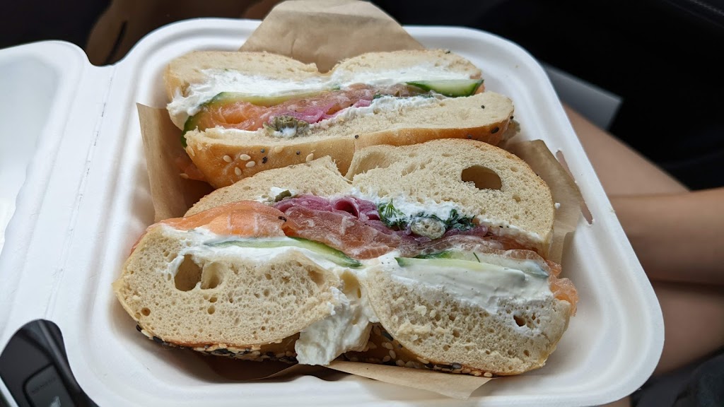 Salty Blonde Bagel Bar | 298 Blake St, Barrie, ON L4M 1K8, Canada | Phone: (705) 721-1661