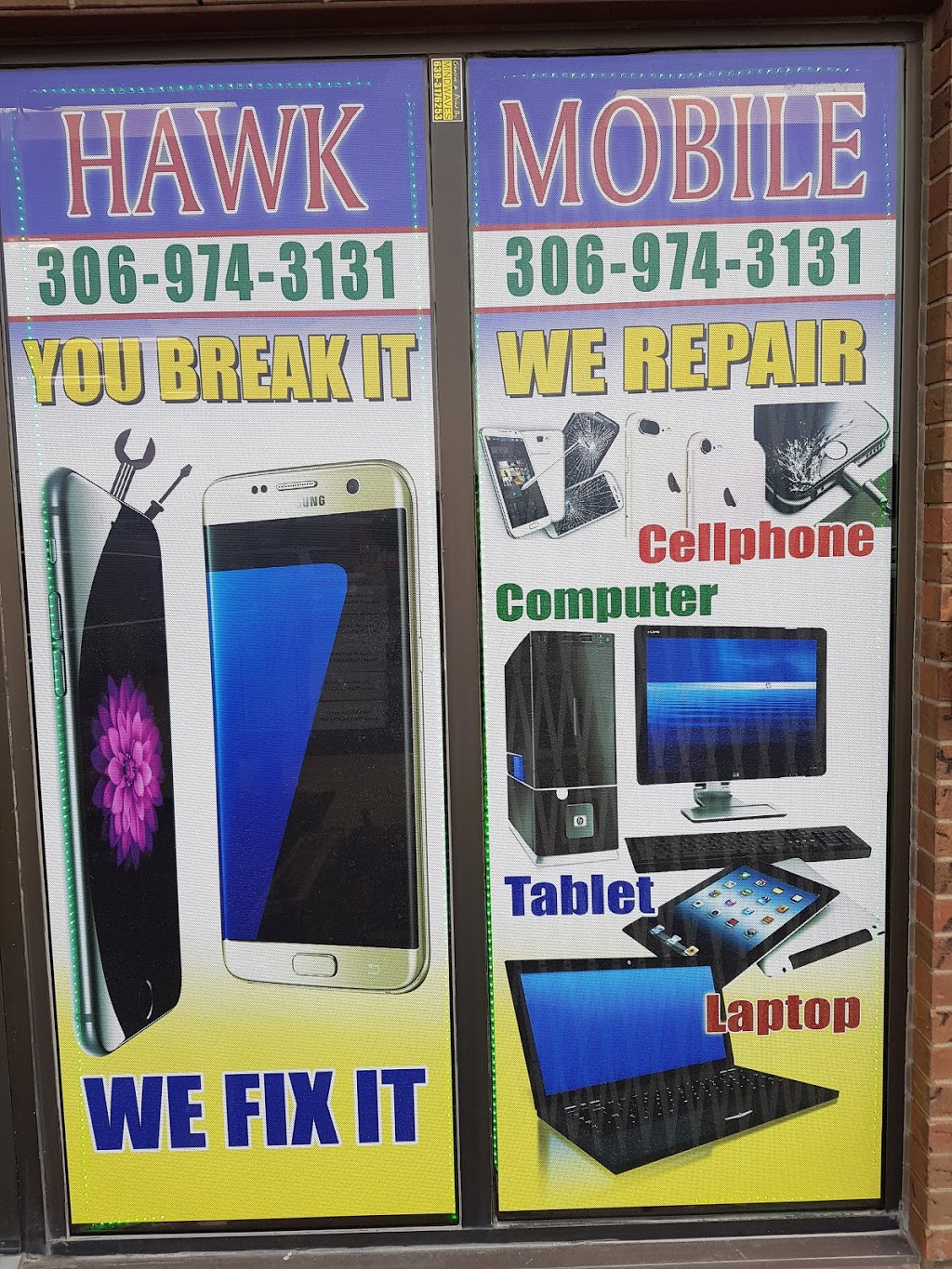 Hawk Mobile | 205-2750 Faithfull Ave, Saskatoon, SK S7K 6M6, Canada | Phone: (306) 974-3131