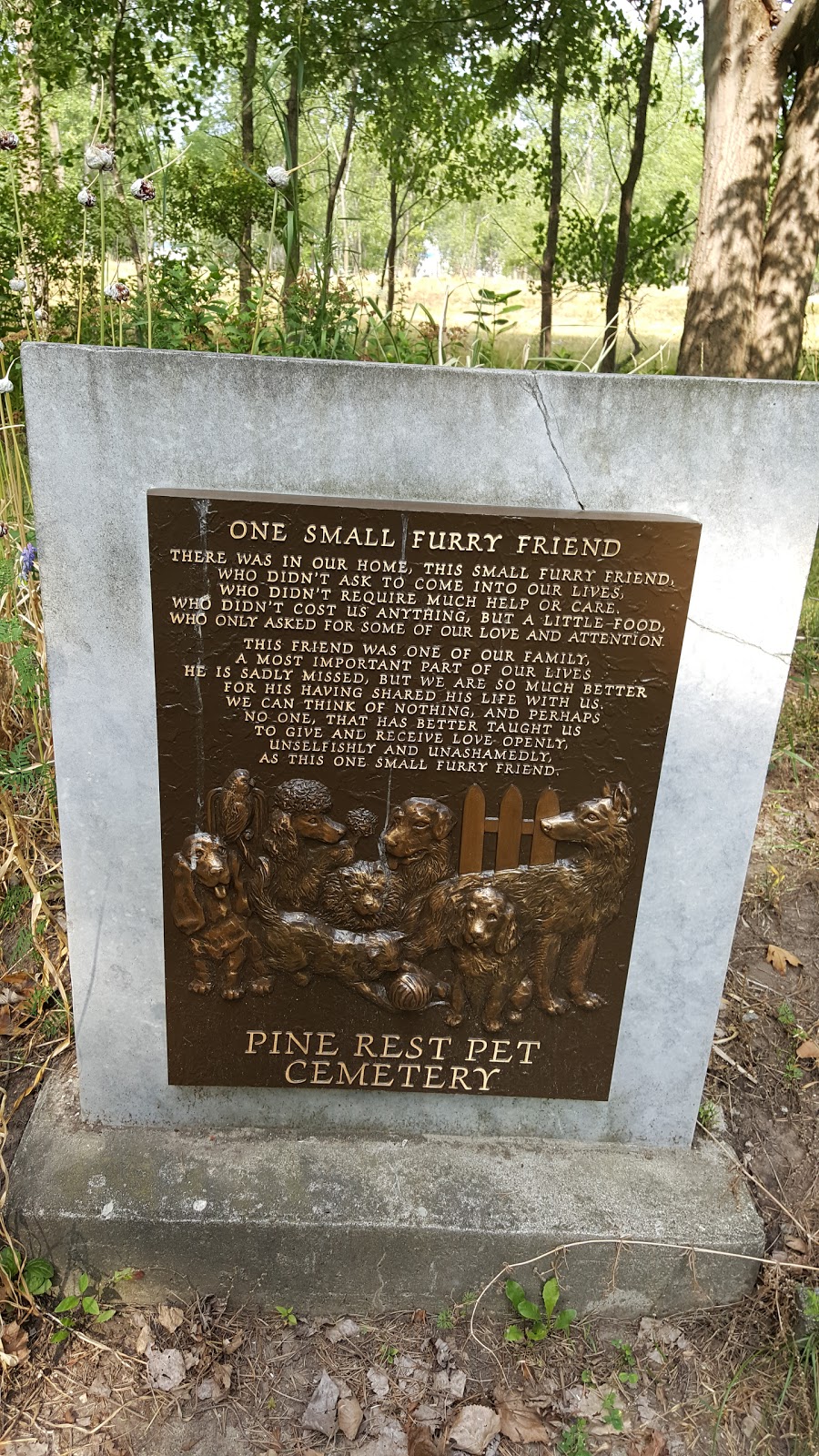 Pine Rest Pet Cemetery | 757 Seneca Creek Rd, Buffalo, NY 14224, USA | Phone: (716) 674-9470