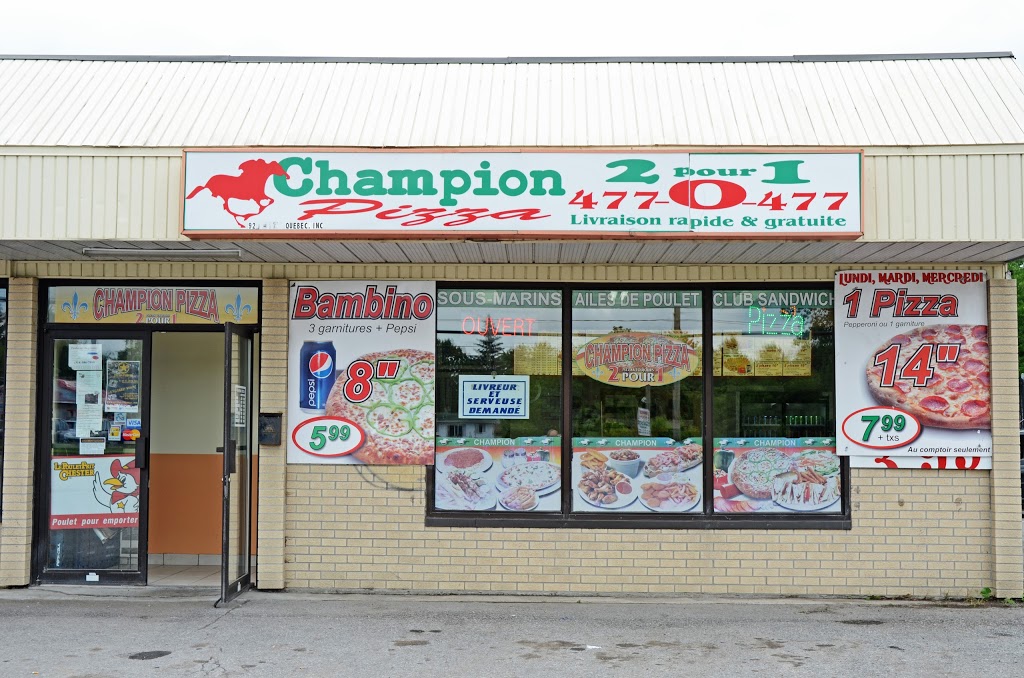 Champion Pizza 2 Pour 1 | 3645 Chemin Gascon, Mascouche, QC J7L 3X6, Canada | Phone: (450) 477-0477