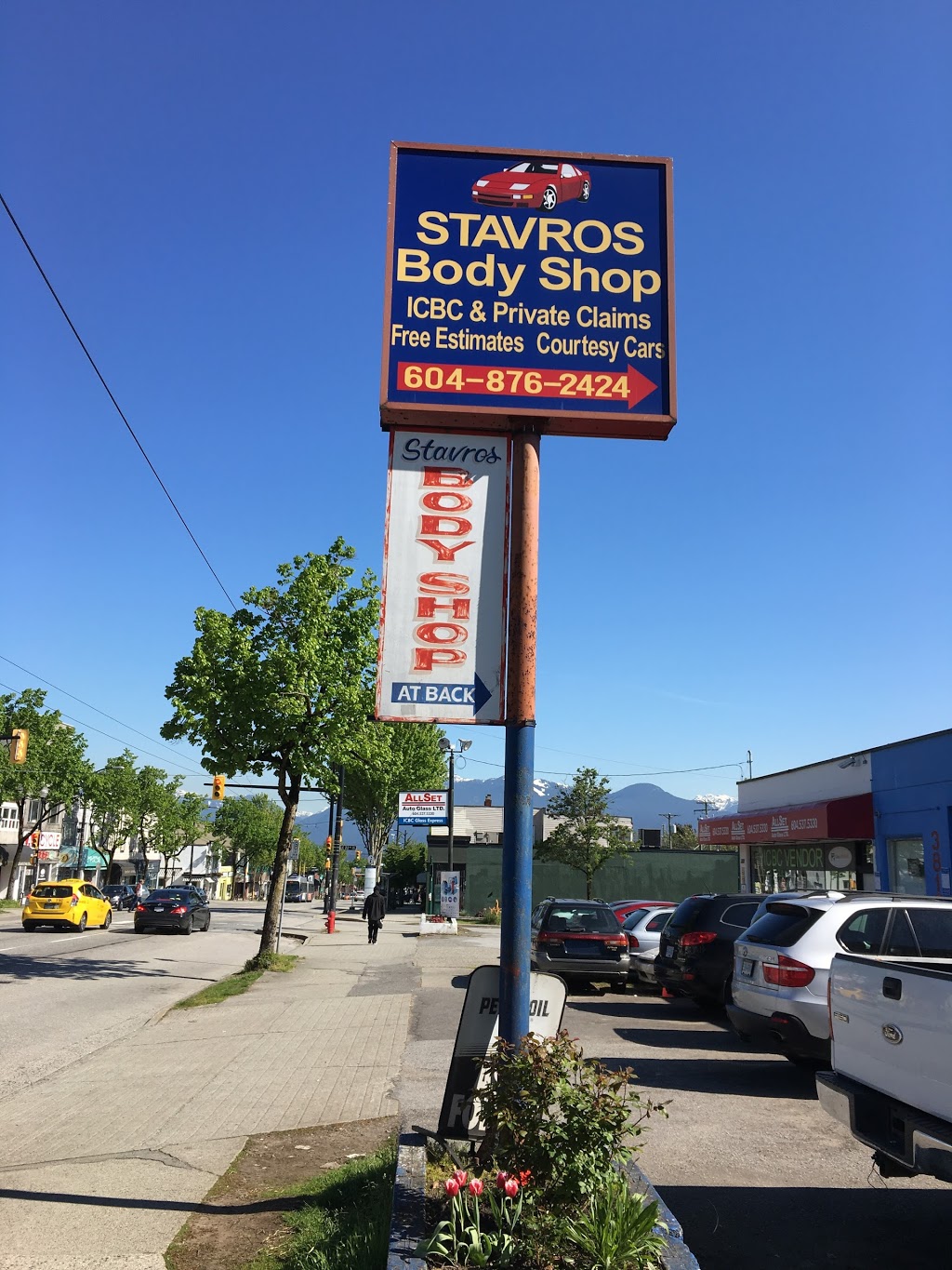 Stavros Auto Body Ltd. | 3814 Main St, Vancouver, BC V5V 3N9, Canada | Phone: (604) 876-2424
