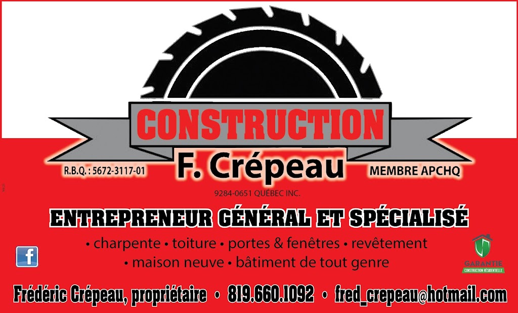 Construction F.Crépeau | 1638 Rue du Domaine, Mont-Laurier, QC J9L 0C5, Canada | Phone: (819) 660-1092