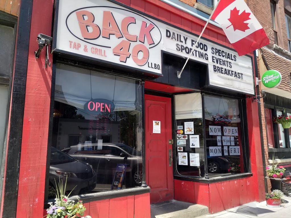 The Back 40 | 7 Cayuga St N, Cayuga, ON N0A 1E0, Canada | Phone: (905) 772-7275