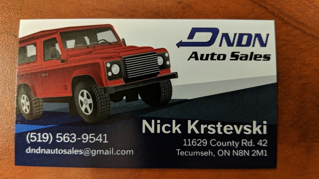 DNDN Auto Sales | car dealer | 11629 County Rd 42, Tecumseh, ON N8N 2M1, Canada | 5195639541 OR +1 519-563-9541