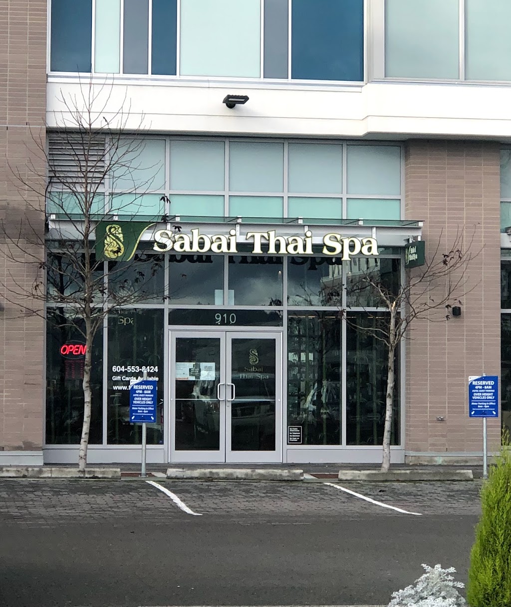 Sabai Thai Spa | 910 Quayside Dr, New Westminster, BC V3M 0L3, Canada | Phone: (604) 553-8424