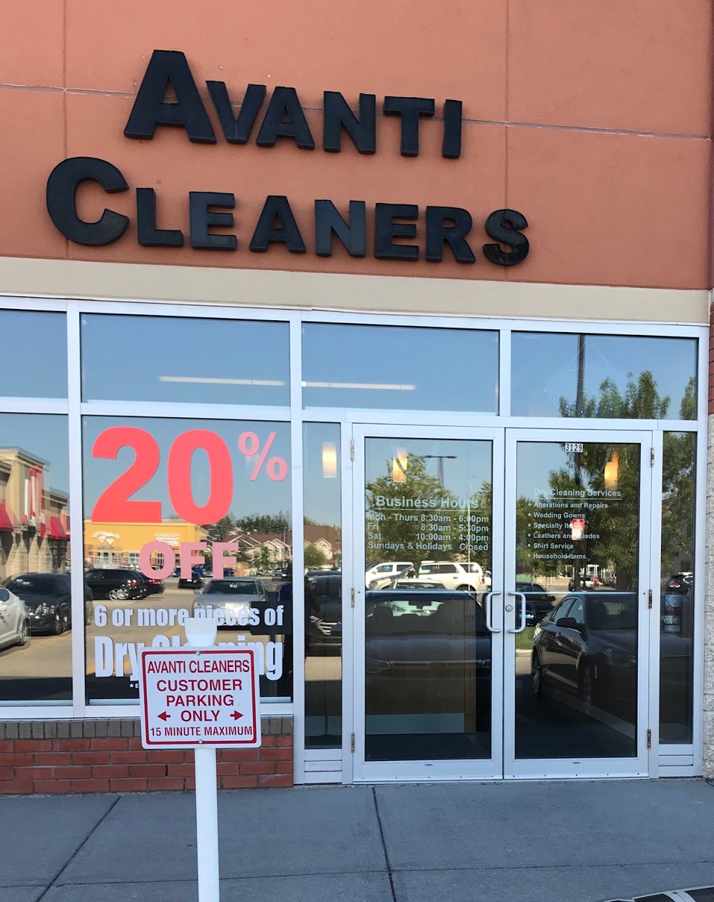Avanti Cleaners | 150 Millrise Blvd SW, Calgary, AB T2Y 5G7, Canada | Phone: (403) 256-6368
