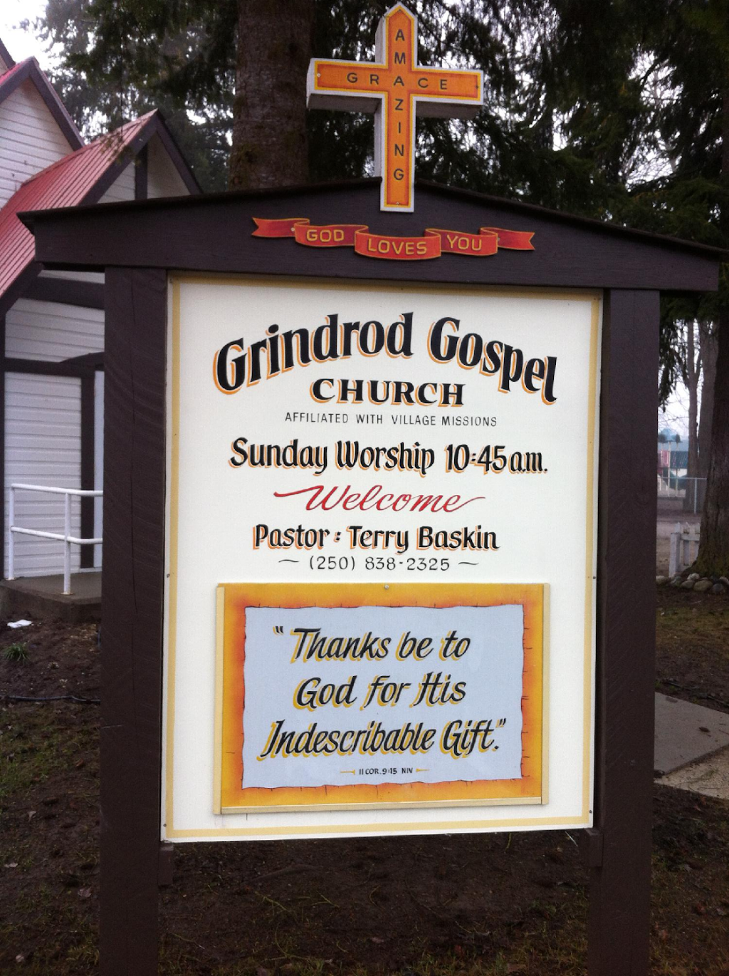 Grindrod Gospel Church 181 3 Ave, Grindrod, BC V0E 1Y0, Canada