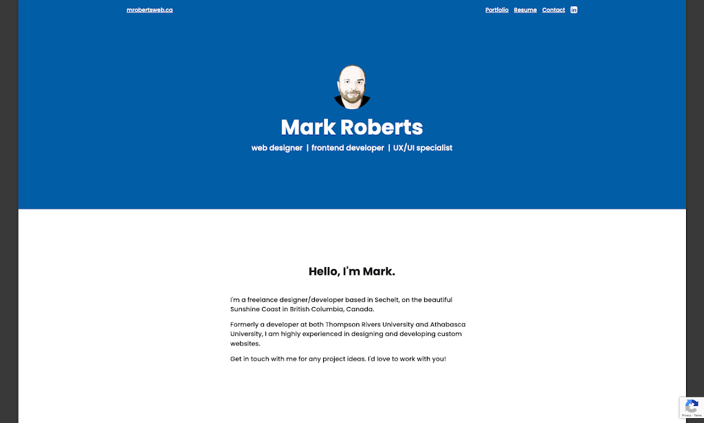 Mark Roberts | 5682 Wharf Ave Suite 208, Sechelt, BC V7Z 0J3, Canada | Phone: (604) 773-7962