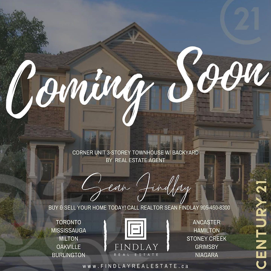 Sean Findlay Real Estate | Century21 | 578 Upper James St, Hamilton, ON L9C 2Y6, Canada | Phone: (905) 450-8300