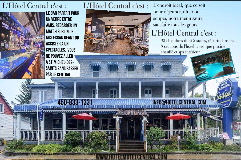 Hotel Central | 510 Rue Brassard, Saint-Michel-des-Saints, QC J0K 3B0, Canada | Phone: (450) 833-1331