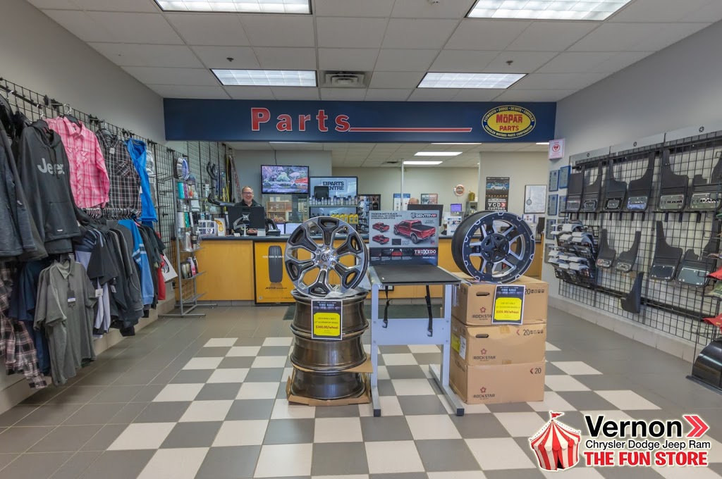 Vernon Dodge Jeep - Parts | 4607 27 St, Vernon, BC V1T 4Y8, Canada | Phone: (250) 545-2151