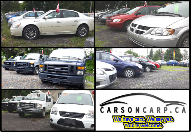 Cars on Carp | 2600 Carp Rd, Carp, ON K0A 1L0, Canada | Phone: (613) 831-9992
