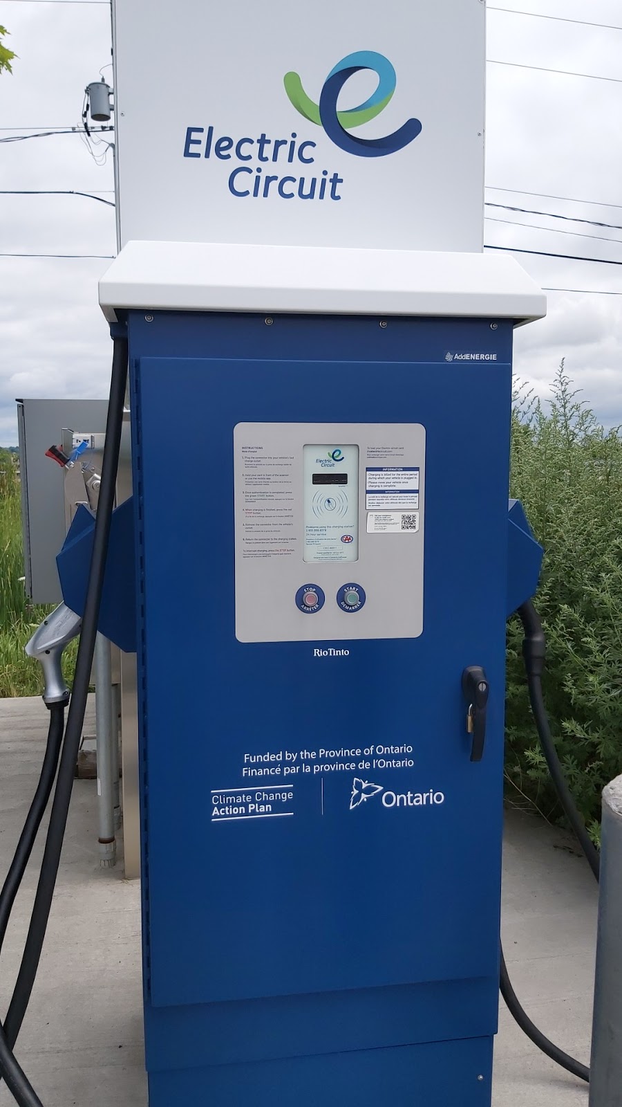 Electric Circuit Charging Station 3347 Fallowfield Rd, Nepean, ON K2J