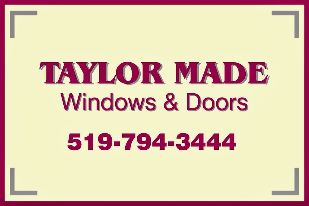 Taylor Made Windows & Doors | 175 895 Concession 6, RR#1, Desboro, ON N0H 1K0, Canada | Phone: (519) 794-3444