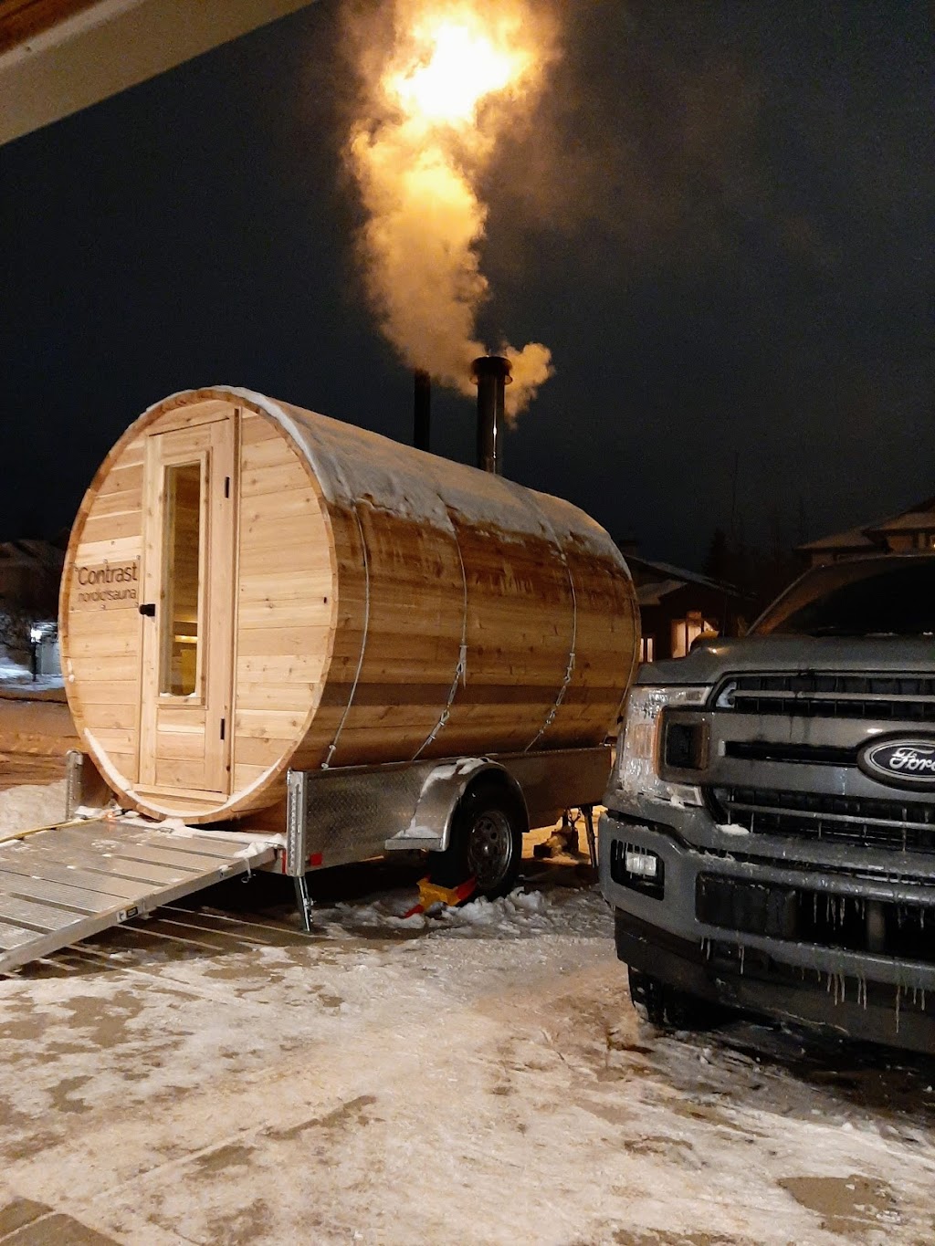 Contrast nordic sauna - mobile rental | 51421 Range Rd 272 #7, Spruce Grove, AB T7Y 1G9, Canada | Phone: (780) 953-3034