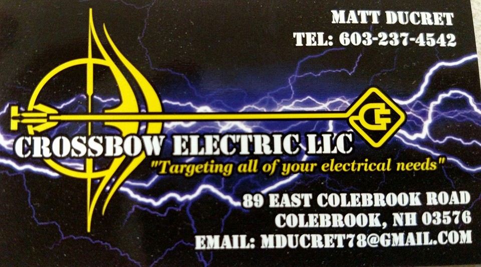 Crossbow Electric LLC | 89 E Colebrook Rd, Colebrook, NH 03576, USA | Phone: (603) 237-4542