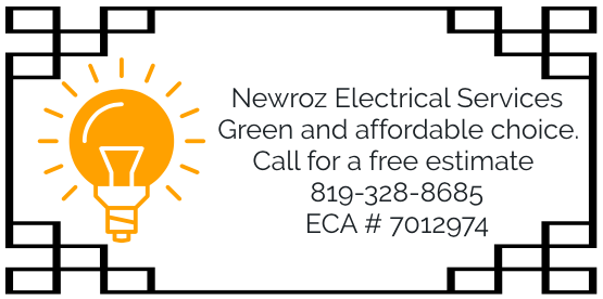 Newroz Electric | 567 Aquaview Dr, Orléans, ON K4A 4V4, Canada | Phone: (819) 328-8685