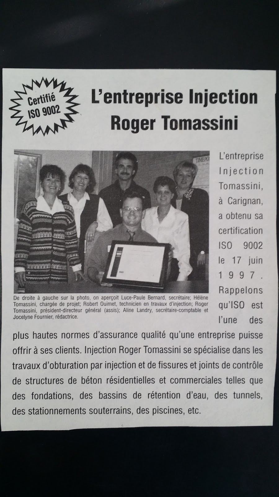 Fissure Fondation inc | 973 Av. Simard, Chambly, QC J3L 4C7, Canada | Phone: (514) 347-7873