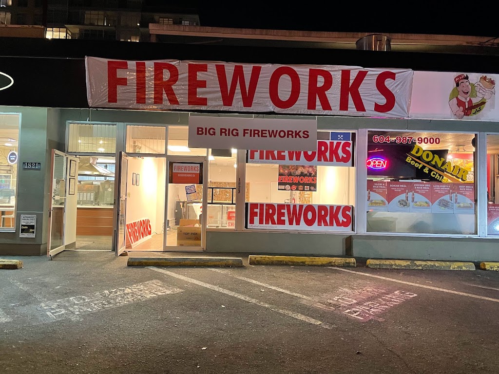 BIG RIG FIREWORKS CAPILANO | 1823 Capilano Rd, North Vancouver, BC V7P 3B5, Canada | Phone: (604) 499-6991