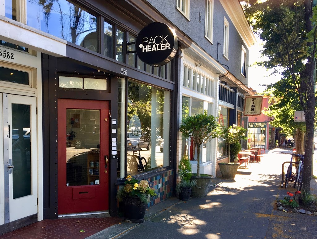 Backhealer | 3586 W 4th Ave, Vancouver, BC V6R 1N7, Canada | Phone: (604) 366-4743