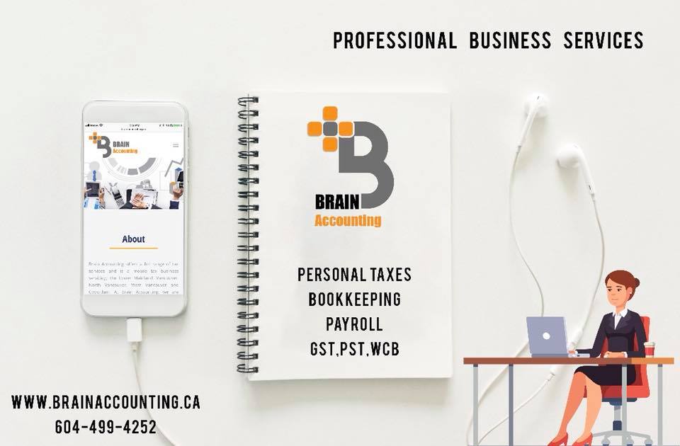 Brain Accounting | 1290 Johnson Ct, Coquitlam, BC V3B 4T6, Canada | Phone: (604) 499-4252