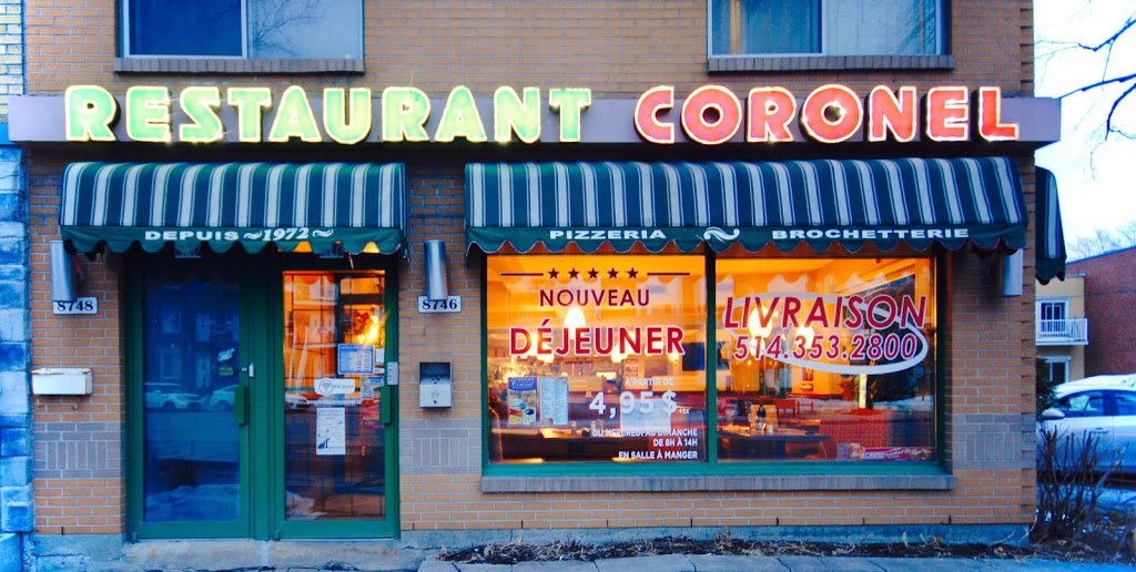 Coronel Pizzeria Brochetterie - Subs - Smoked Meat - Breakfast - | 8746 Rue Notre-Dame Est, Montréal, QC H1L 3M1, Canada | Phone: (514) 353-2800