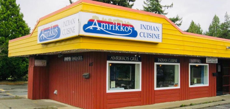 Amrikkos Indian Grill | 487 Island Hwy E, Parksville, BC V9P 1T5, Canada | Phone: (250) 951-0682