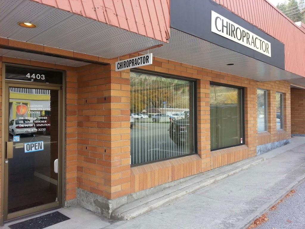 Peachland Lakeside Chiropractic and Massage Therapy | 4403 2 St, Peachland, BC V0H 1X7, Canada | Phone: (778) 479-3232
