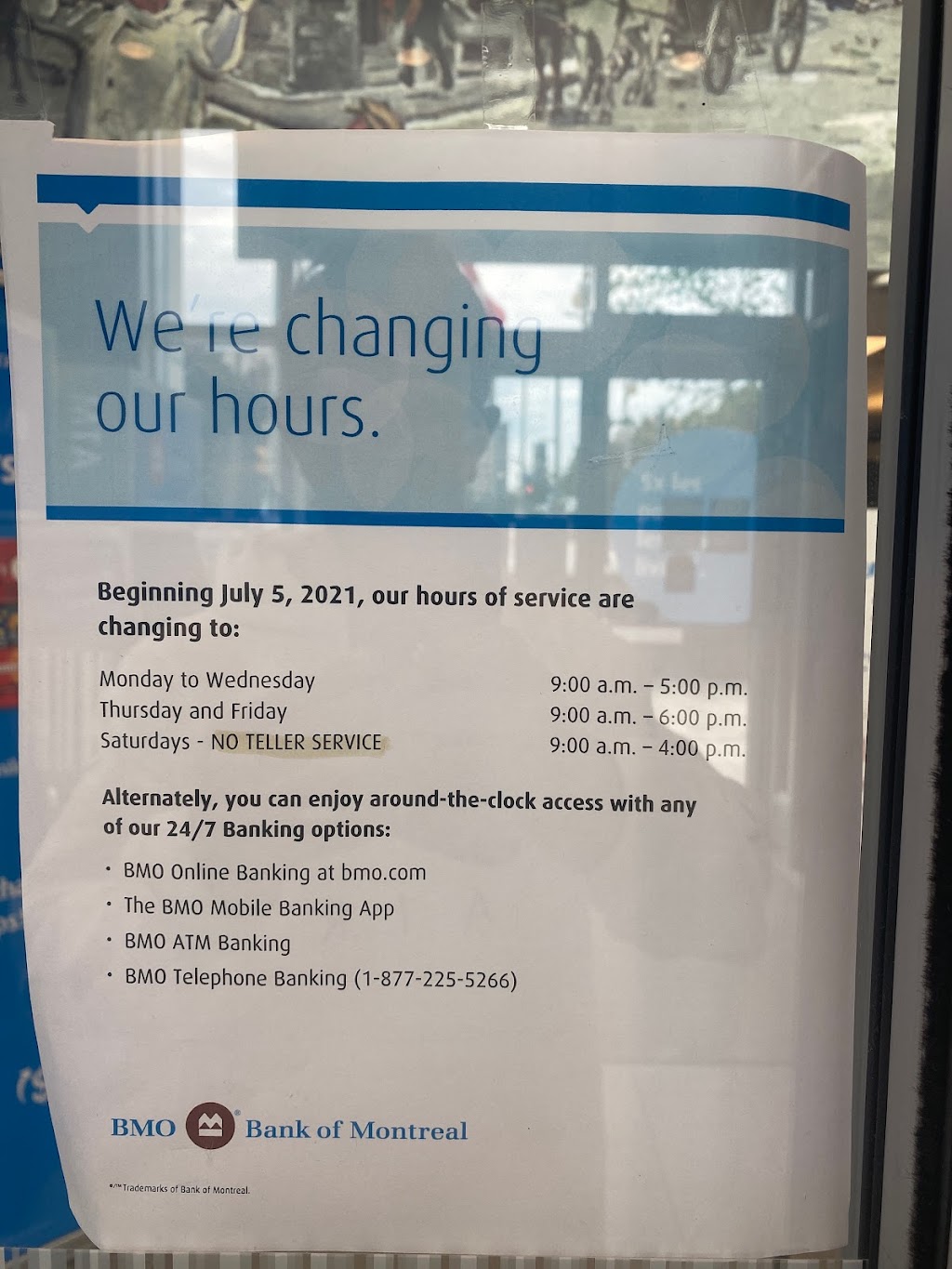 BMO Bank of Montreal | 90 Elgin St #6, Ottawa, ON K1P 0C6, Canada | Phone: (613) 564-6037