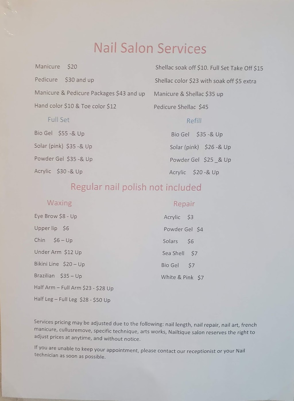 Nail Tique | 854 Brock St N, Whitby, ON L1N 4J5, Canada | Phone: (905) 668-6588