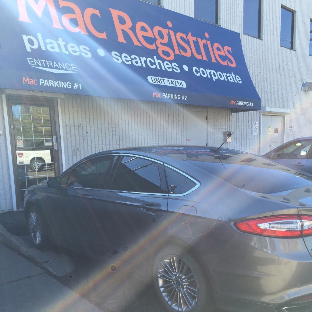 Mac Insurance & Registry | 14214 Stony Plain Rd, Edmonton, AB T5N 3R3, Canada | Phone: (780) 705-1113