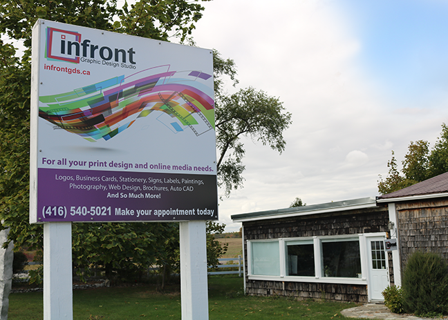 INFront Graphic Design Studio | 6427 ON-3, Canfield, ON N0A 1C0, Canada | Phone: (416) 540-5021