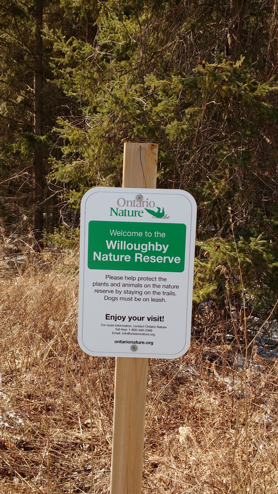 Willoughby Nature Reserve | Kennedy Rd, Caledon, ON L7C 2G8, Canada | Phone: (800) 440-2366
