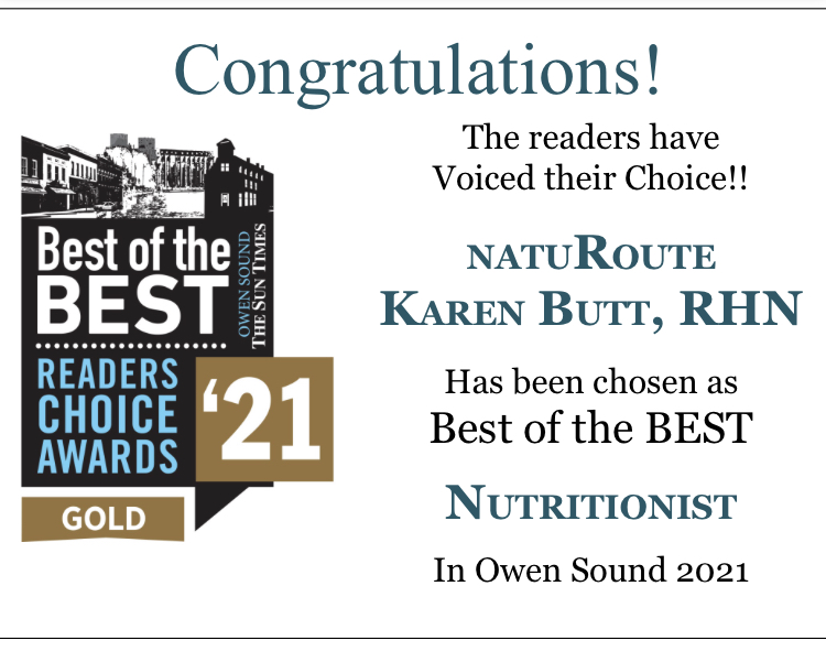 NatuRoute | 1804 8th Ave W, Owen Sound, ON N4K 0A7, Canada | Phone: (519) 375-7716