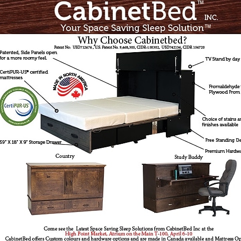 CabinetBed Inc | point of interest | 30552 Progressive Way, Abbotsford, BC V2T 6W3, Canada | 6048550309 OR +1 604-855-0309