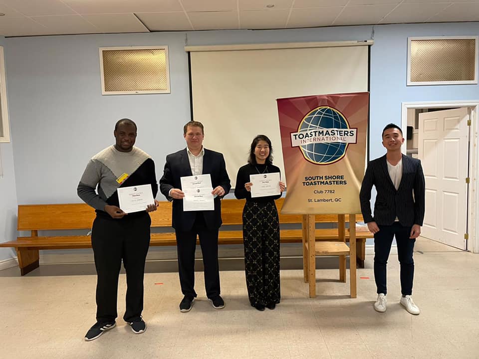 South Shore Toastmasters Club | 735 Rue Miller, Greenfield Park, QC J4V 2X2, Canada | Phone: (514) 917-7620