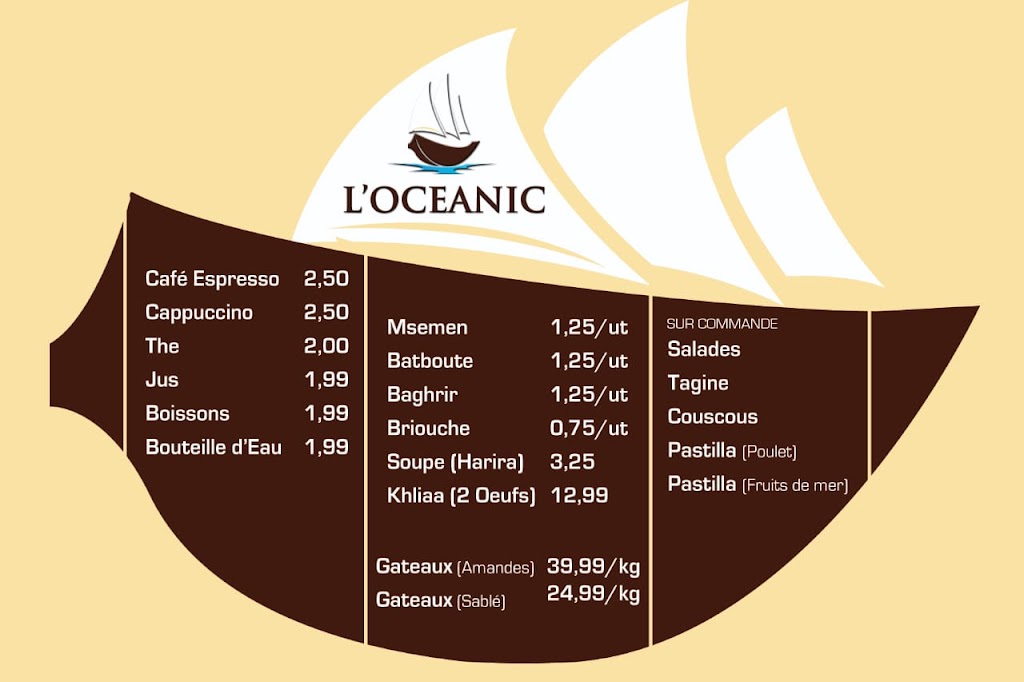 Café Pâtisserie Traiteur LOcéanic | 5466 Mnt Saint-Hubert, Saint-Hubert, QC J3Y 1V9, Canada | Phone: (514) 651-6264
