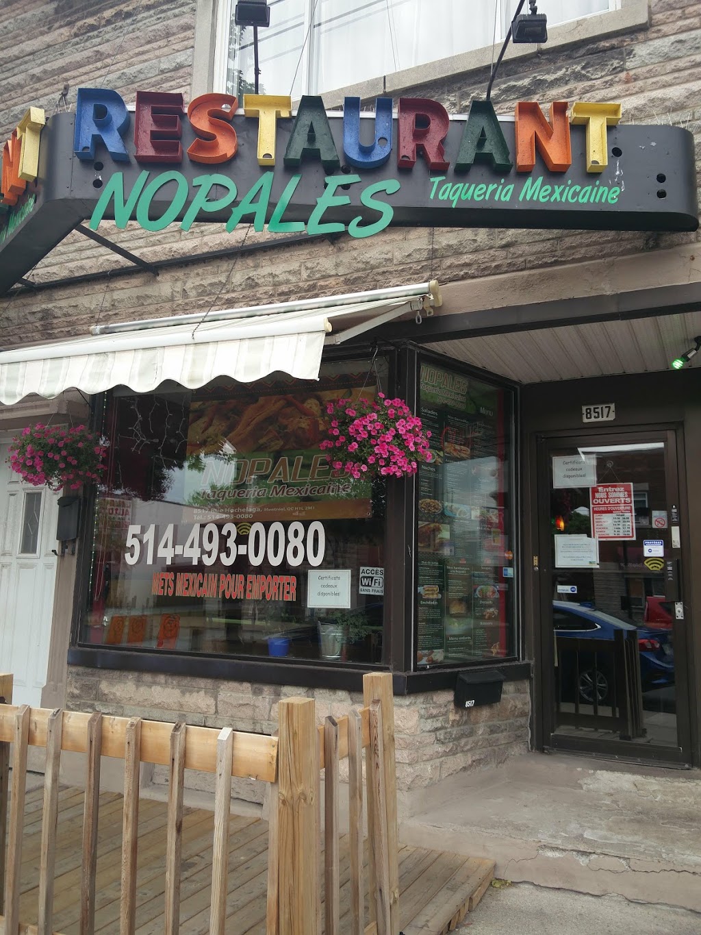 Nopales Taqueria Mexicaine | 8517 Rue Hochelaga, Montréal, QC H1L 2M1, Canada | Phone: (514) 493-0080