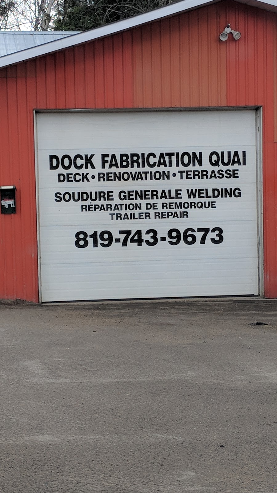 Soudure Générale, Fabrication De Quai | 858 Rte du Carr, Val-des-Monts, QC J8N 5C7, Canada | Phone: (819) 743-9673