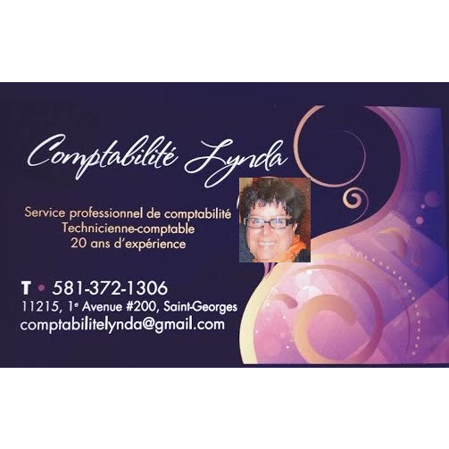 Comptabilité Lynda | 8750 Bd Lacroix, Saint-Georges, QC G5Y 2B5, Canada | Phone: (581) 372-1306