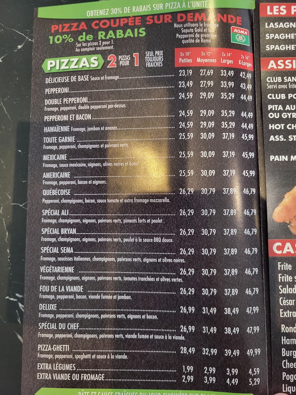 Pizza Sema 3R | 600 Rue St Maurice, Trois-Rivières, QC G8V 1J4, Canada | Phone: (819) 693-7070