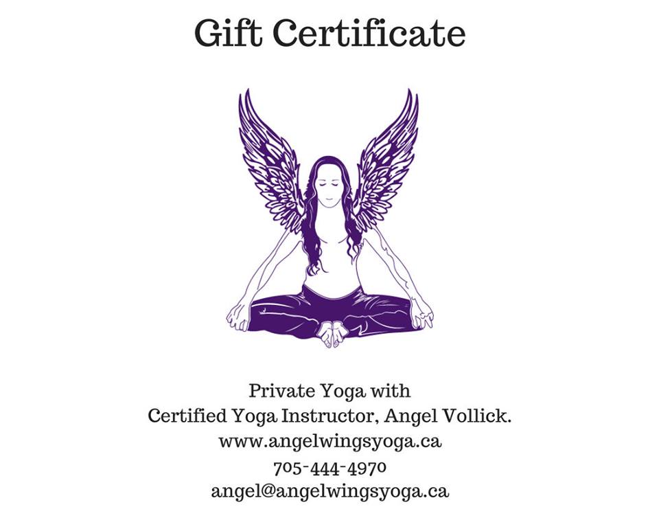 Angel Wings Yoga | 1169 Concession Rd 6, Stayner, ON L0M 1S0, Canada | Phone: (705) 444-4970