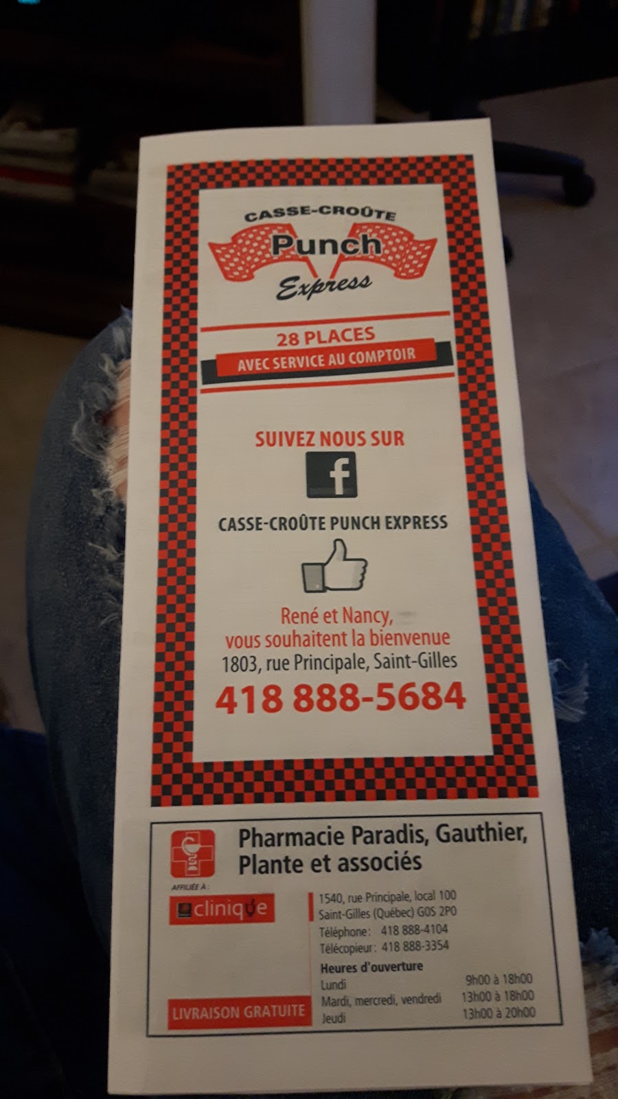 Casse-Croûte Punch Express | Saint-Gilles, QC G0S 2P0, Canada | Phone: (418) 888-5684