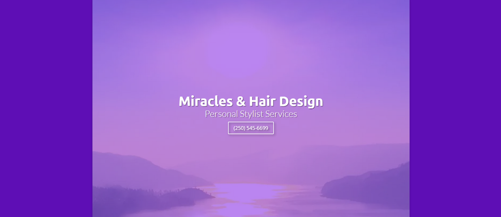 Miracles & Hair Design | 693 Mt Thor Dr, Coldstream, BC V1B 2W1, Canada | Phone: (250) 545-6699